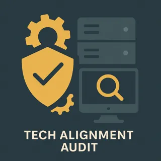 Cybersecurity and modernization illustration for the Tech Alignment Audit
